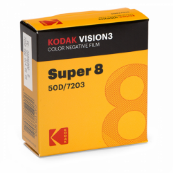 product Kodak VISION3 50D Color Negative Film 5203/7203 AHU - Super 8mm 50 ft. Cartridge
